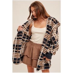 Brown Multi Colored Jacket